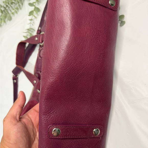 Coach Ashley Pieced Patchwork Satchel w Strap Shoulder Bag  Rare - Picture 10 of 16